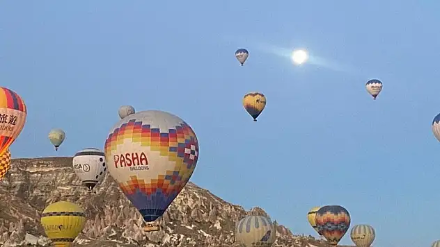 Yılın ilk 7 ayında 327 bin 859 kişi Kapadokya'yı kuş bakışı izledi