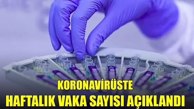 Koronavirüste haftalık vaka sayısı 406 bin 322 oldu