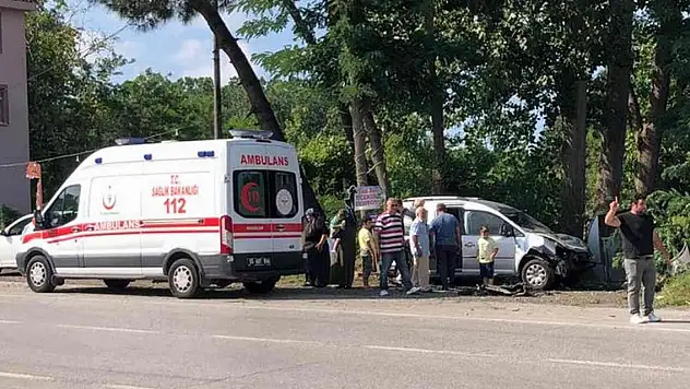 Samsun'da trafik kazası: 2 yaralı
