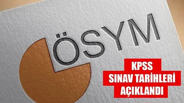 ÖSYM, KPSS yeni sınav tarihlerini açıkladı