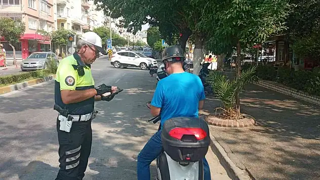 Aydın'da trafik denetimleri aralıksız devam ediyor