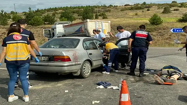 Tavşanlı'da trafik kazası: 5 yaralı