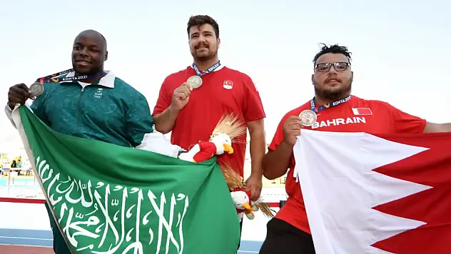 İslami Dayanışma Oyunları'nda gülle atmada millilerden altın madalya