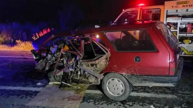 Nazilli'de trafik kazası: 1 ölü, 2 yaralı