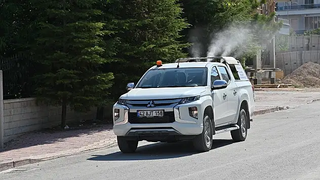 Selçuklu'da ilaçlama çalışmaları devam ediyor