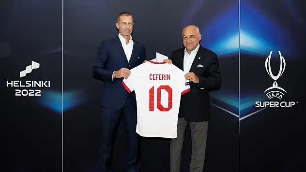 TFF Başkanı Büyükekşi, UEFA Başkanı Ceferin ile bir araya geldi