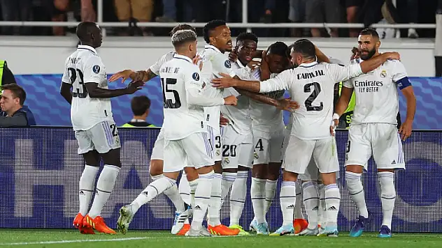 2022 UEFA Süper Kupa Real Madrid'in