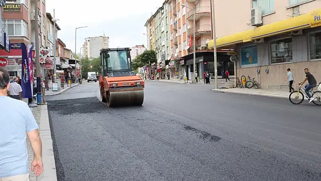 Seydişehir'de asfalt çalışmaları sürüyor