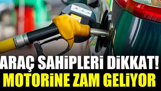 Akaryakıt fiyatlarına zam