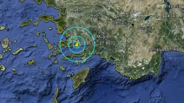 Muğla'da 5 dakika arayla iki deprem