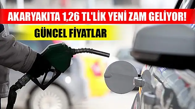 Motorine 1,26 TL'lik yeni zam geliyor! Konya'da yeni fiyatlar