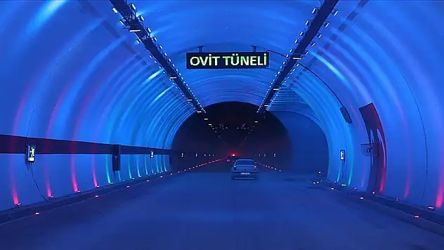 Ovit Tüneli, 15,5 milyon lira tasarruf sağlanıyor
