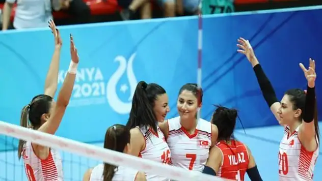 Kadın voleybolda altın madalya