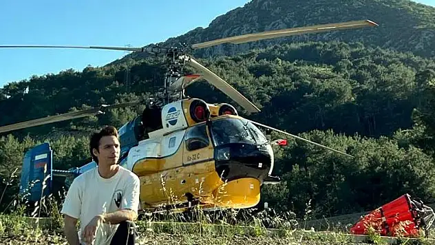 Lazer tutulan yangın söndürme helikopterinin pilotu konuştu
