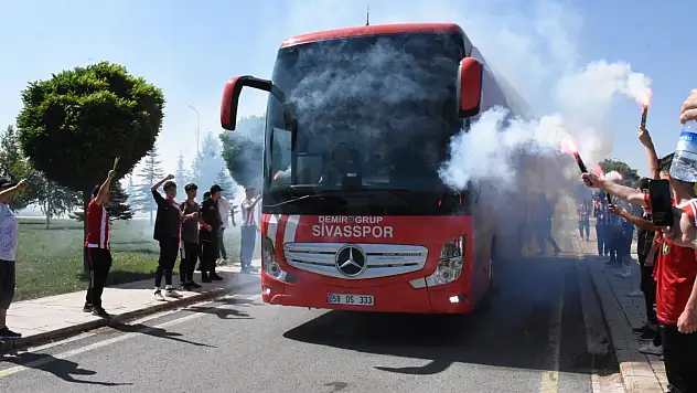 Sivasspor, İsveç'e coşkuyla uğurlandı