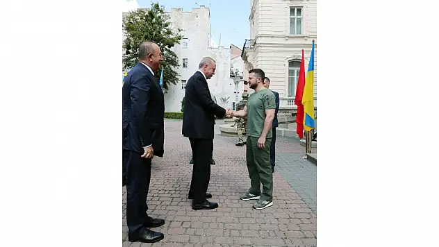 Erdoğan, Zelenski ile bir araya geldi