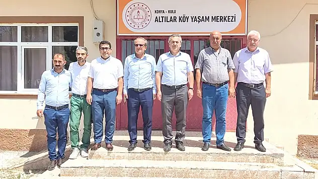 Müdür Yiğit,  Kulu ve Cihanbeyli'de projeleri takip etti