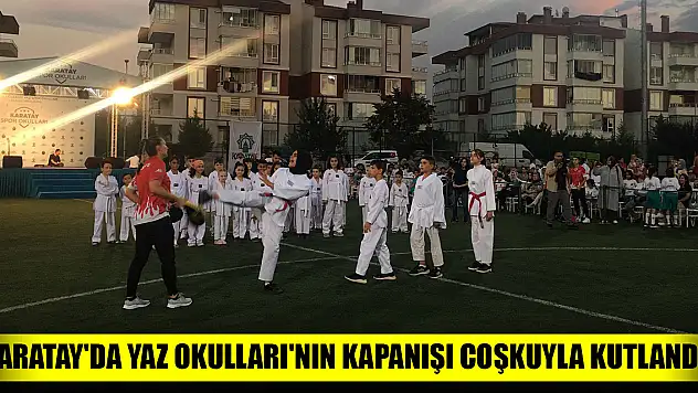 Karatay'da Yaz Okulları'nın kapanışı coşkuyla kutlandı