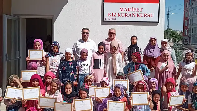 Karatay'da yaz kursları bitti