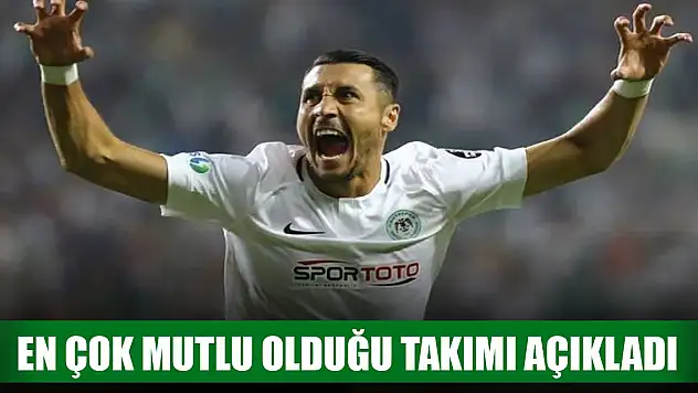 Eski Konyasporlu Adis Jahovic en çok mutlu olduğu takımı açıkladı