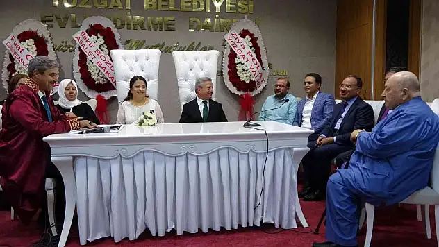 Bakan Bozdağ, nikah şahidi oldu
