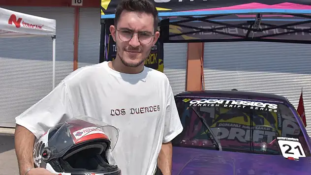 Türkiye'nin en genç drift pilotu piste çıktı