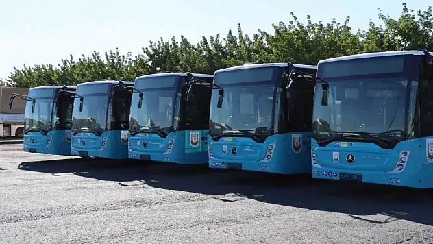 Toplu taşımada kullanılacak yeni otobüsler kente gelmeye başladı