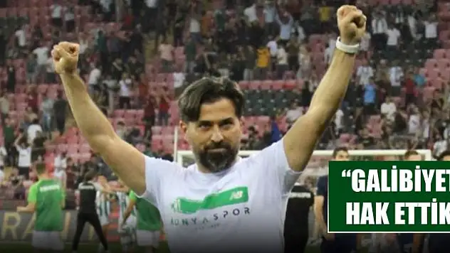 Konyaspor teknik direktörü İlhan Palut, 'Galibiyeti hak ettik'