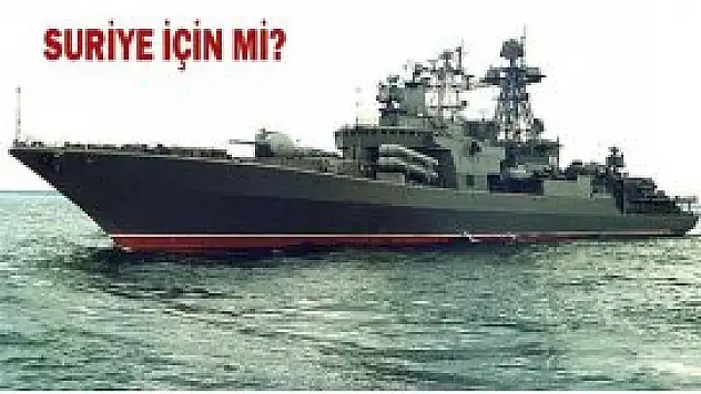 Rus savaş gemileri Akdeniz'de