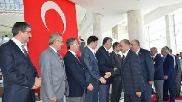 Konya'da bayramlaşma töreni