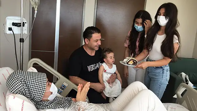 Kızı ve eşinin doğum gününde yeniden doğdu
