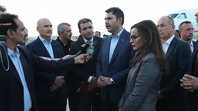 Bakan Kurum: İlk andan itibaren yardımlarımızı gönderme gayreti içerisinde olduk
