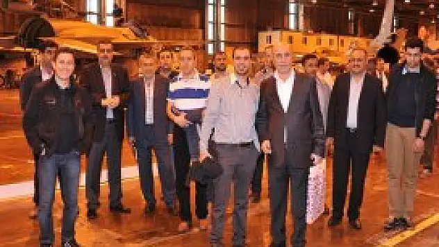 Konyalı işadamları F16'ları yakından gördüler