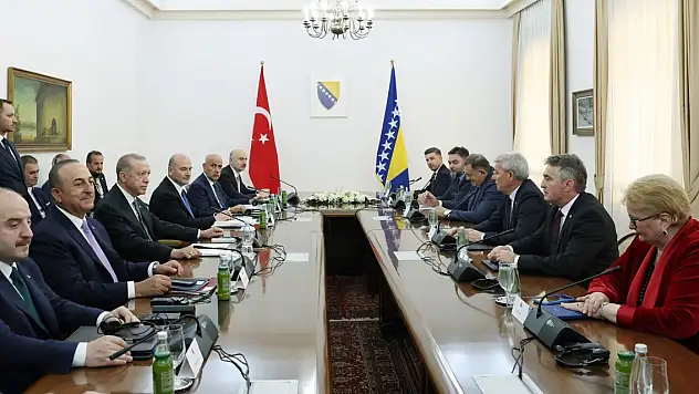 Cumhurbaşkanı Erdoğan, heyetler arası görüşmeye katıldı