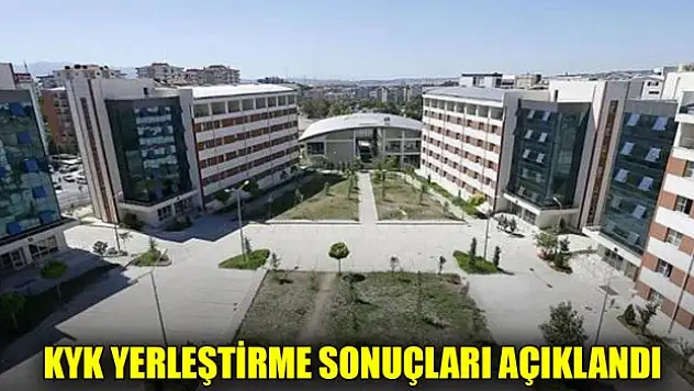 KYK yerleştirme sonuçları açıklandı