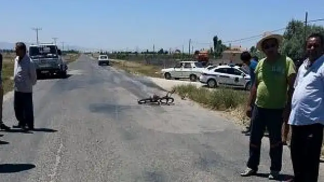 Konya'da otomobil bisiklete çarptı: 1 ölü