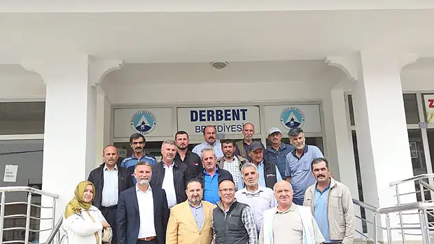 AK Parti heyeti Derbent'te