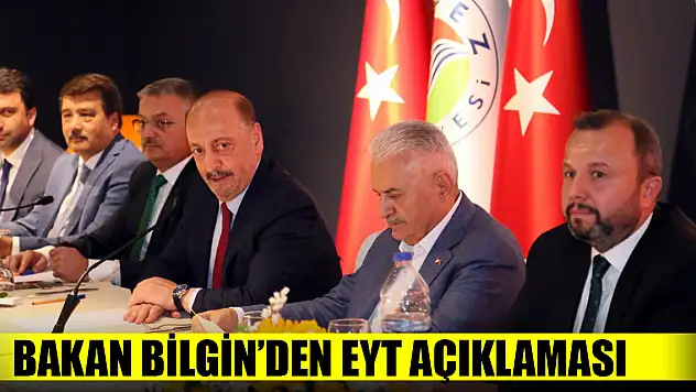 Bakan Bilgin: EYT de sözleşme sorunu da önümüzde, çözüyoruz