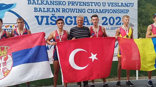 Kürek milli takımı Balkan şampiyonu oldu