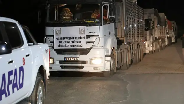 Dost ve kardeş ülke Pakistan'a yardım eli