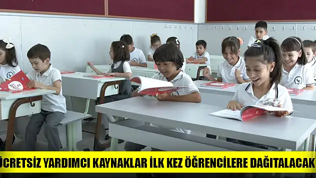 Ücretsiz yardımcı kaynaklar ilk kez öğrencilere dağıtalacak