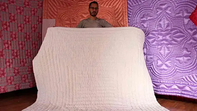 Yün yorgan mesaisi başladı