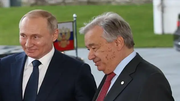 Guterres, Putin'le Tahıl Sevkiyatı Anlaşması'nın genişletilmesini görüştü