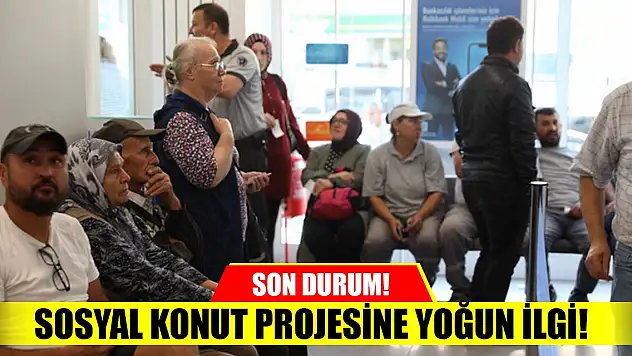 Sosyal konut projesine yoğun ilgi! Başvuru sayısı 1 milyon 565 bin oldu