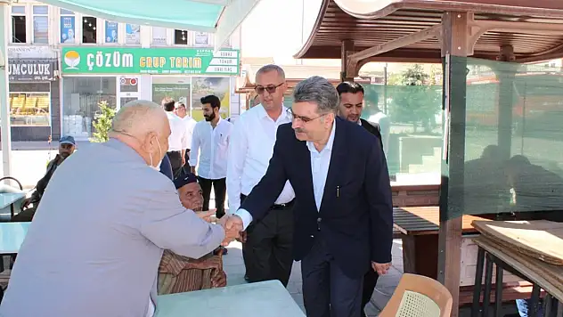 AK Parti Konya Milletvekili Orhan Erdem, Yunak'ı ziyaret etti