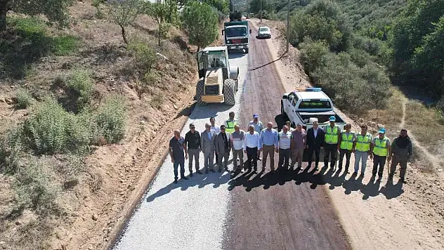 40 yıllık asfalt özlemleri son buldu