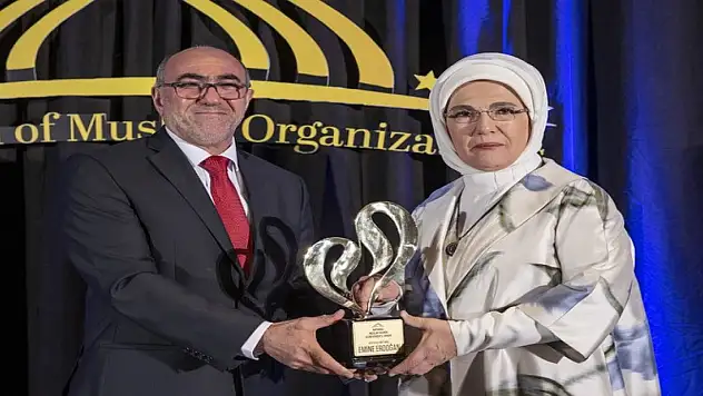 Emine Erdoğan'a ABD'de ödül