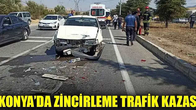 Konya'da zincirleme trafik kazası