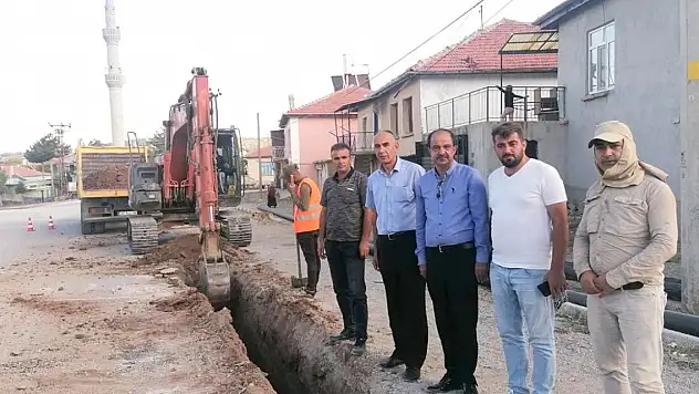 Akören'de altyapı yenileniyor