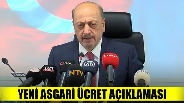Bakan Bilgin'den asgari ücret açıklaması